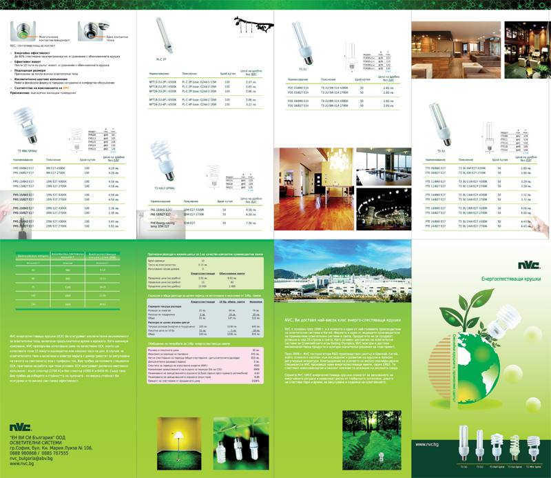 Бланка 4л - NVC Енергоспестяващи крушки