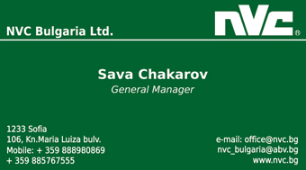 визитка 12 - NVC BULGARIA